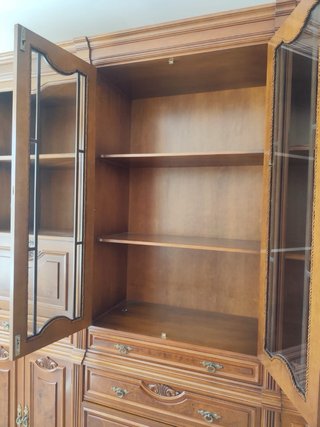 Mueble de salón madera clásico gran capacidad