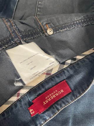 Saia liocel Burberry Azul tamanho 42