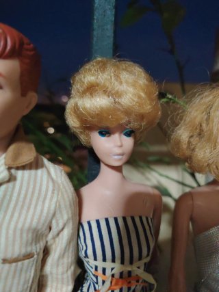 Lote Barbie, Ken, Allan, Midge años 60