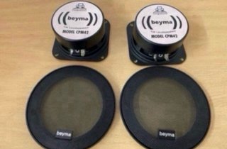 2 Altavoces Beyma CPM42 Negros