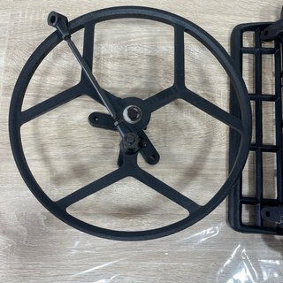 Volante y pedal máquina coser antigua
