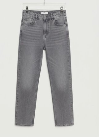 Pantalón vaquero gris Mango