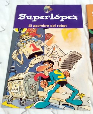 Lote 7 tebeos de Súper López