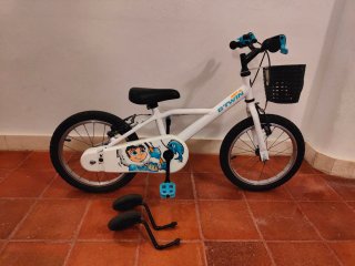 Bicicleta infantil B'TWIN INUIT 100 16 PULGADAS.