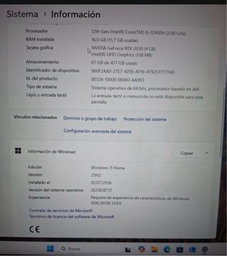 MSI Cyborg 15 A12U Laptop Gaming nuevo