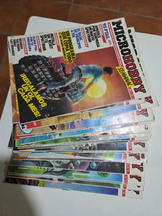 24 números de revista MICROHOBBY del 1 al 24.
