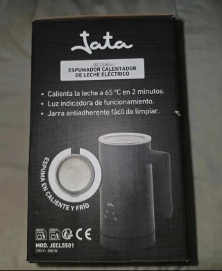 Jata Calentador Espumador Leche Eléctrico