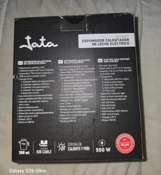 Jata Calentador Espumador Leche Eléctrico