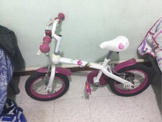 Bicicleta infantil rosa