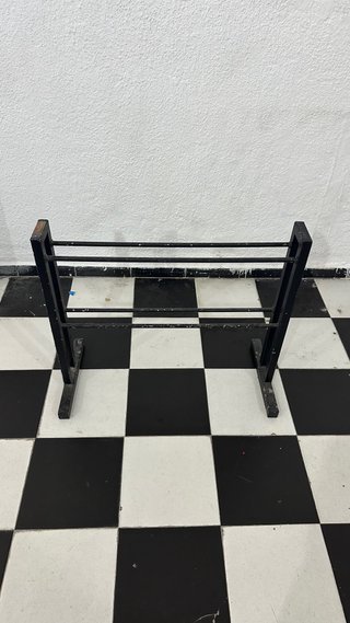 Rack Soporte Mancuernas Hierro Negro