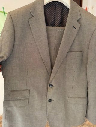 Traje de chaqueta gris