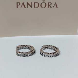 Pendientes Pandora Corazones Plata