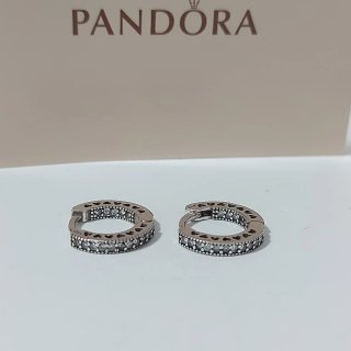 Pendientes Pandora Corazones Plata