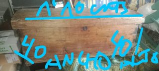 Tocador antiguo de madera para restaurar