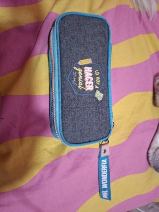 Estuche Mr. Wonderful Azul con Llavero