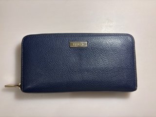 Cartera Furla Zip Around Azul