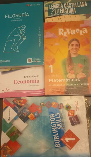 Libros primero de bachillerato,muy buen estádo.