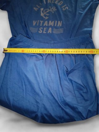 Pijama hombre azul
