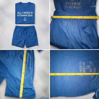 Pijama hombre azul
