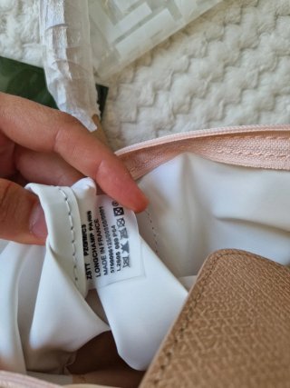 Borsa Longchamp M Rosa/Beige