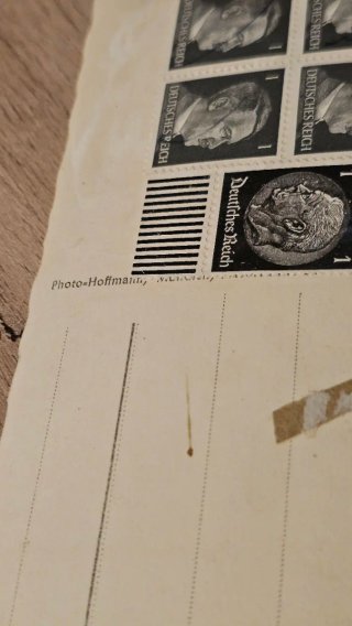 Postal Fotográfica Original Hoffmann Múnich