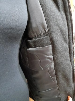 Giubbotto uomo panno imbottito