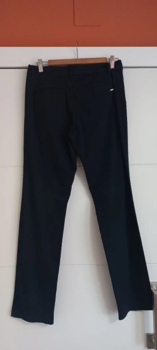 Pantalón Mango Talla 42 Negro