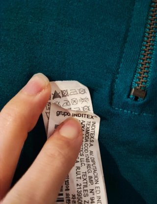 Camiseta oversice verde - zara
