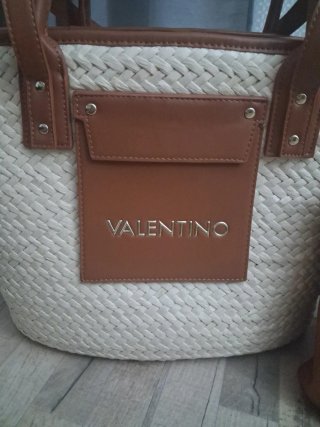 Bolso de paja Valentino