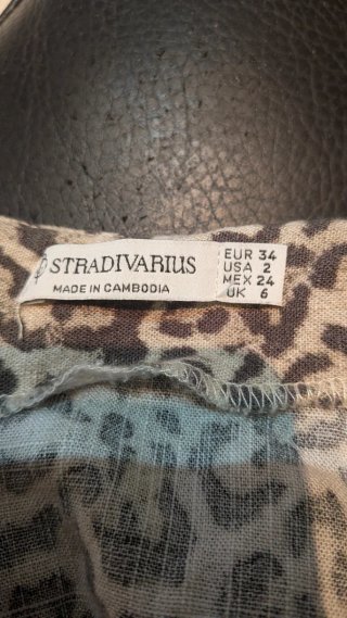 Falda pantalón con nudo estampado animal