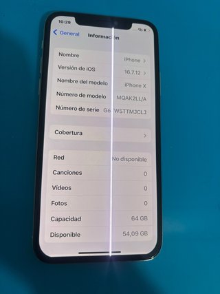 iPhone X Blanco ( leer la descripción)