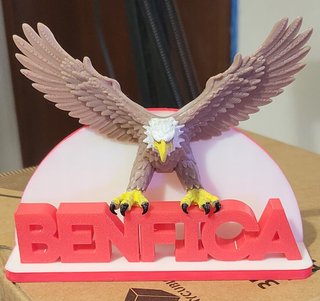 Base Benfica 3D com Águia