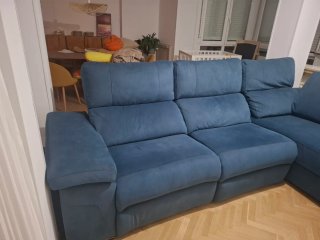 Sofá Chaiselongue Azul