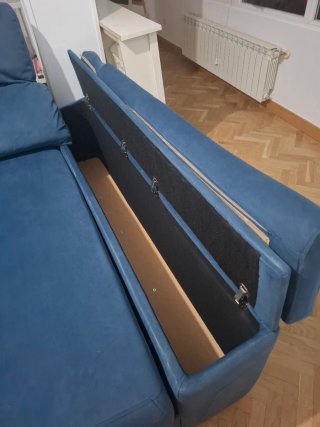Sofá Chaiselongue Azul