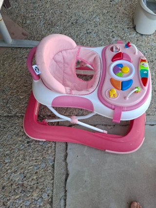 Andador Bebe Niña Rosa