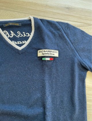 Maglione Baci & Abbracci Uomo Blu