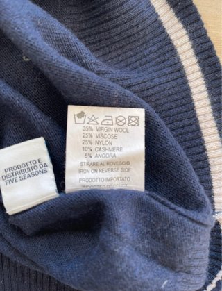 Maglione Baci & Abbracci Uomo Blu