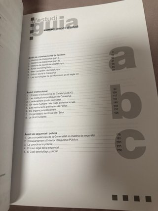 Guía de estudio mossos d’Esquadra