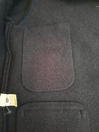 Giubbotto Giesswein Lana Vergine Blu/Grigio