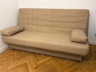 Sofá Cama Beige Nuevo