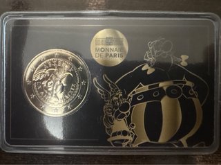 Moneda 2 euros Francia 2019 Astérix y Obélix