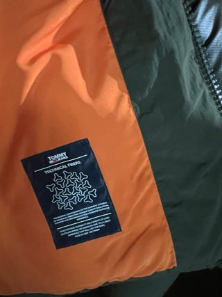 Plumífero Tommy Jeans Verde Talla M