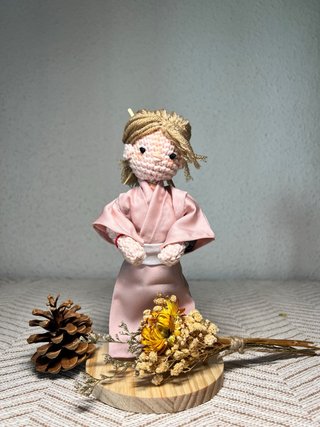 Muñeca crochet personalizada con tu foto