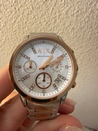 Reloj Armani Exchange Dorado y Plateado
