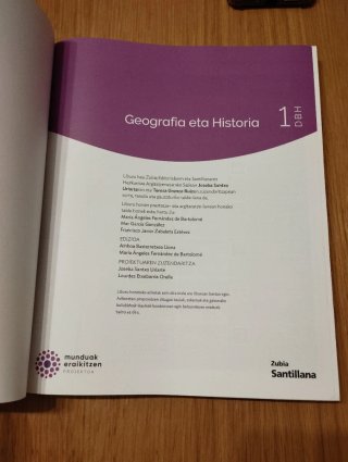 Geografia eta Historia, 1 DBH, Munduak eraikitzen