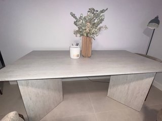 Mesa comedor travertino piedra