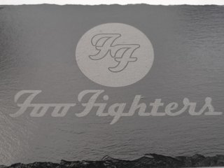 Pedra Ardosia Foo Fighters