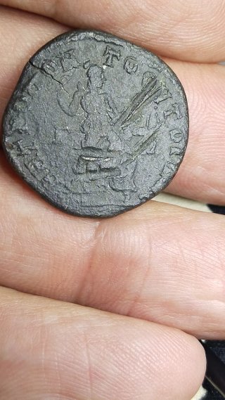 Moneda Romana Julia Mamaea 225-235 d.C.
