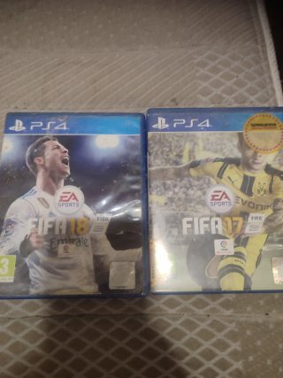 FIFA 17 y FIFA 18 PS4 precio negociable