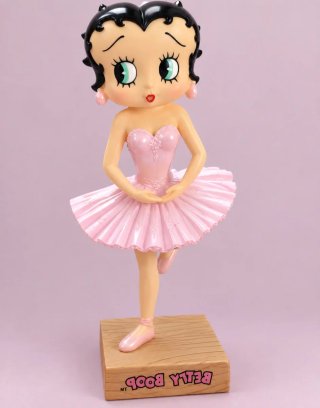 Figura Betty Boop Bailarina Rosa